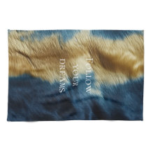 Blue Gold Cowhide