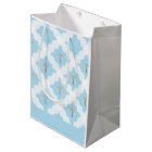 Blue Gold Cross Modern Baptism