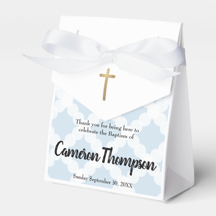 baby boy christening favors