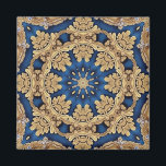 Blue Gold Decorative Magnet<br><div class="desc">Beautiful Blue Gold Decorative Magnet</div>