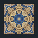 Blue Gold Decorative Magnet<br><div class="desc">Beautiful Blue Gold Decorative Magnet</div>