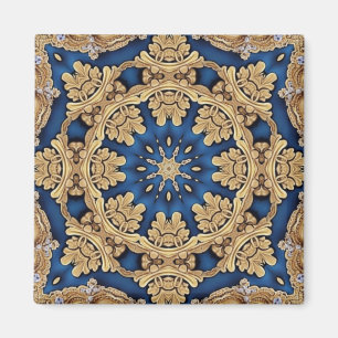 Blue Gold Decorative Magnet
