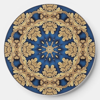 Blue Gold Decorative Wireless Charger