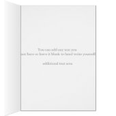 Blue & Gold Dots Royal Crown Prince Fold Card (Inside (Right))