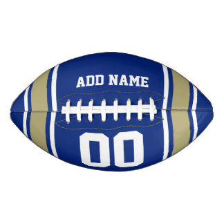 Blue|Gold Football Jersey Stripes