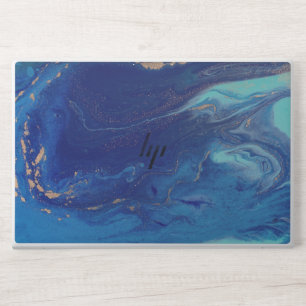 blue-gold glitter marble HP EliteBook 850  Laptop Skin
