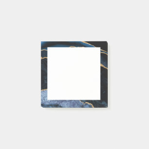 Blue Gold Glitter Post-it® Notes