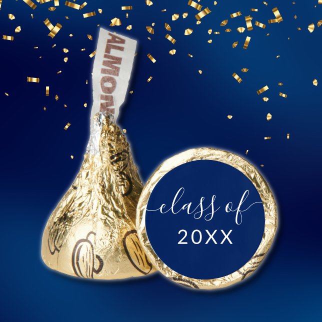 Blue Gold Graduation Party Class of 2024 Hershey®'s Kisses® (Creator Uploaded)