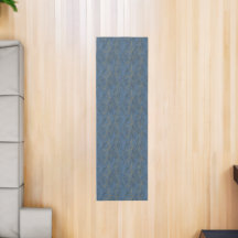 Blue & Gold Gum Leaf & Dot Organic Movement