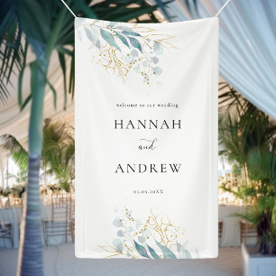 Blue Gold (Imitat) White Wedding Collection Banner