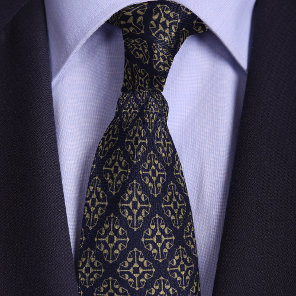 Blue & Gold Justice Scales Attorney Neck Tie