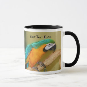 Blue Gold Macaw Parrot Animal Mug