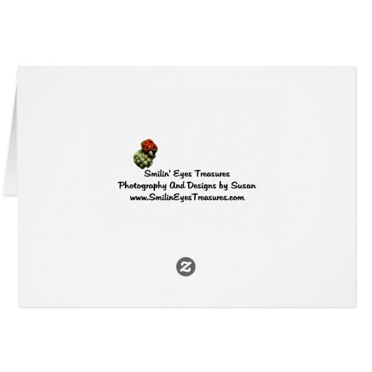 Blue Gold Macaw Parrot Painting Animal Card (Back Horizontal)