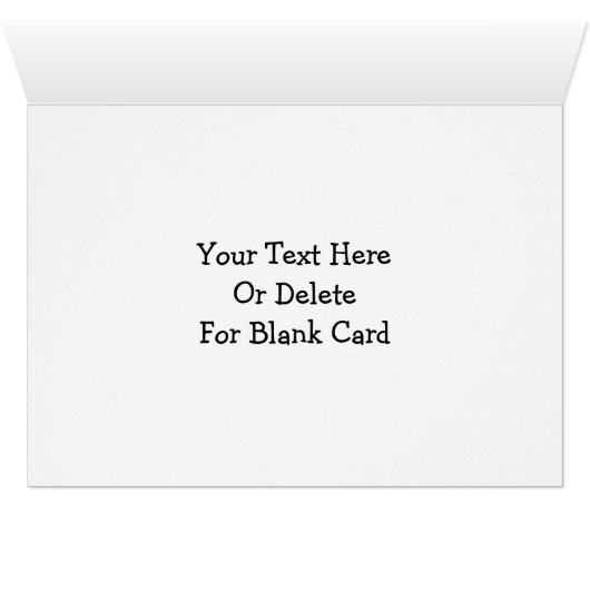 Blue Gold Macaw Parrot Painting Animal Card (Inside Horizontal (Bottom))