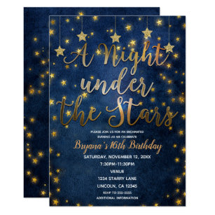 Under The Stars Invitations 4