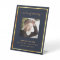 Blue gold photo memorial funeral