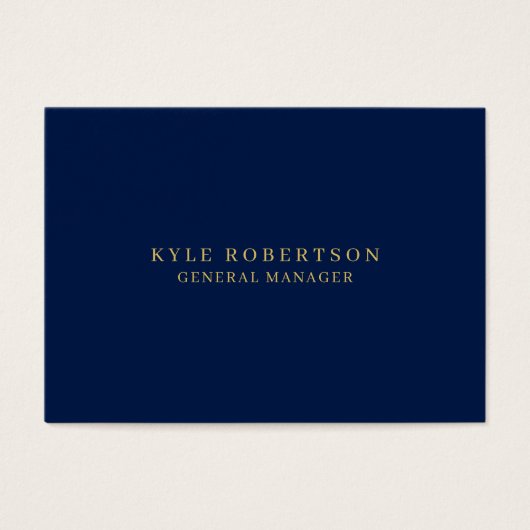 Blue Gold Professional Trendy Own Name (Front)