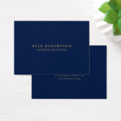 Blue Gold Professional Trendy Own Name (Desk)