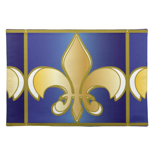 BLUE GOLD ROYAL CLASSY SYMBOL PLACEMATS (Front)