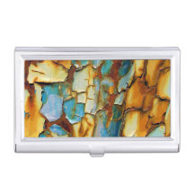 Blue Gold Rust Tarnished Patina