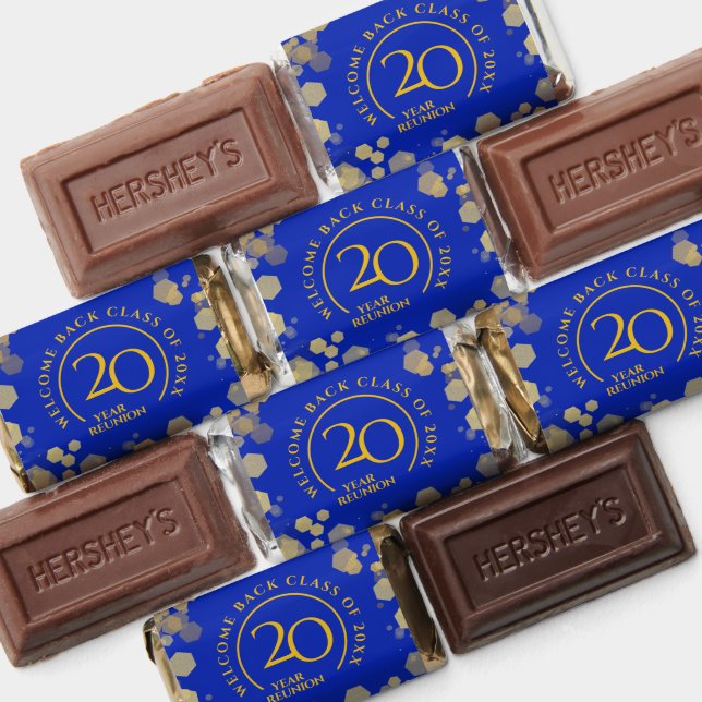 Blue & Gold School College Class Reunion Hershey's Miniatures (Assorted)