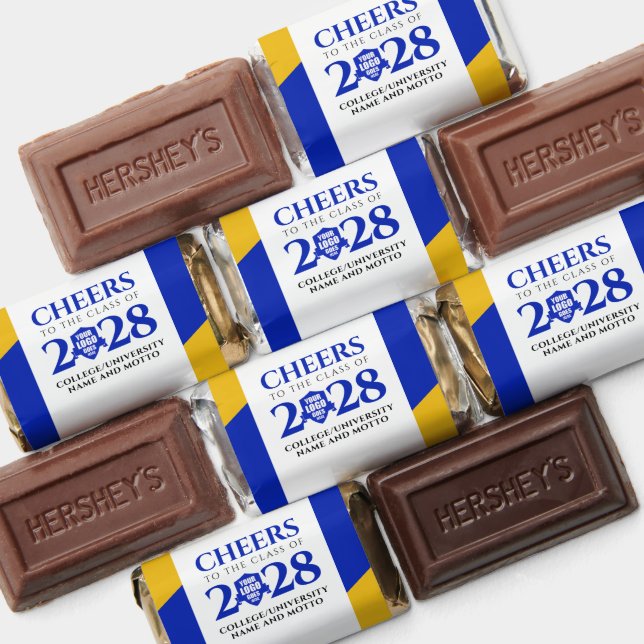 Blue Gold School College University Graduation Hershey's Miniatures (Assorted)
