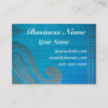 Blue & Gold Silk Paisley Cloth