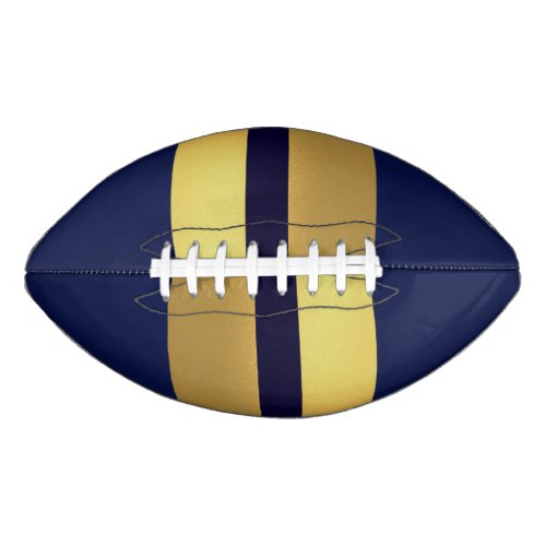 Blue Gold Stiped  2 Panel Design Football