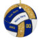 Blue Gold White, Personalized Volleyball Ornaments