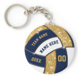 Blue, Gold, White Volleyball Gifts BULK or Buy One Keychain Blue, Gold, White Volleyball Gifts BULK or Buy One Keychain