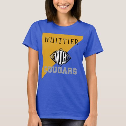 Blue  Gold Whittier Jr High T_shirt