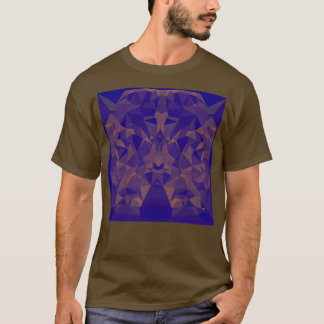blue golden abstract background T-Shirt