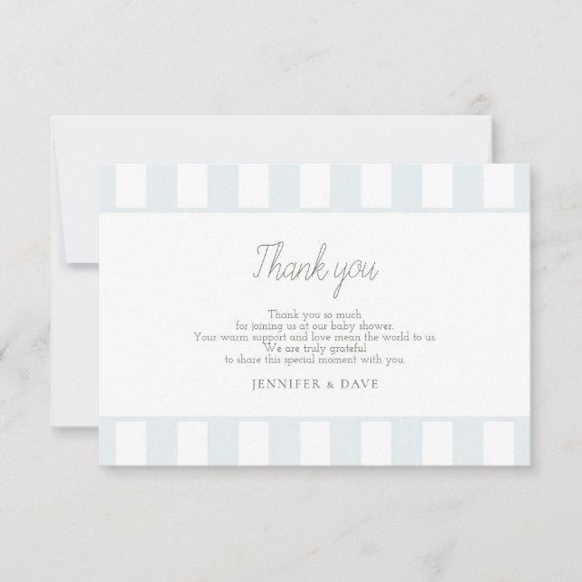 Blue golf cart thank you card (Front)