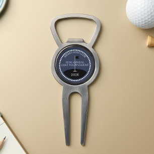 Blue Golf Club Tournament Name Divot Tool