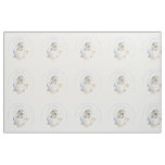 Blue Goodnight Westie Fabric