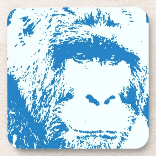Blue Gorilla Drink Coaster