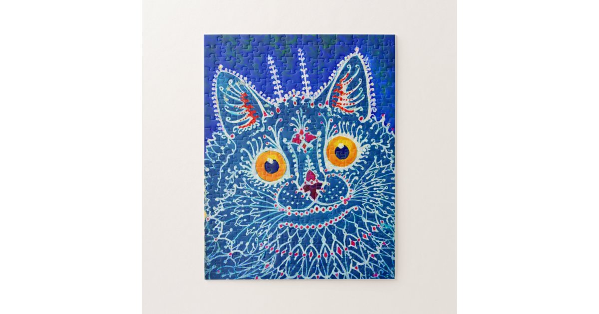 Louis Wain Christmas Stocking Pet Cat Kitten Painting Canvas Fine