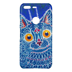 Blue Gothic Cat Uncommon Google Pixel Case