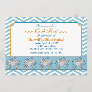Blue Grab Parade Invitation