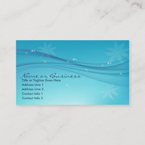 blue grace business cards