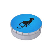 Blue Gracious Evil Black Cat Candy Tin (Side)