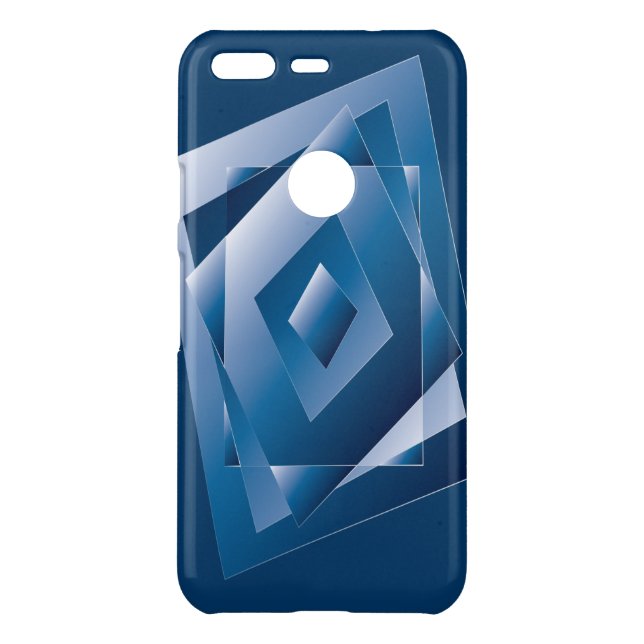 blue gradient 1 uncommon google pixel case (Back)