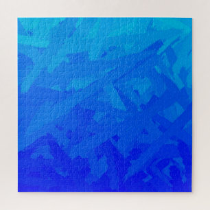 Blue Gradient Abstract Jigsaw Puzzle