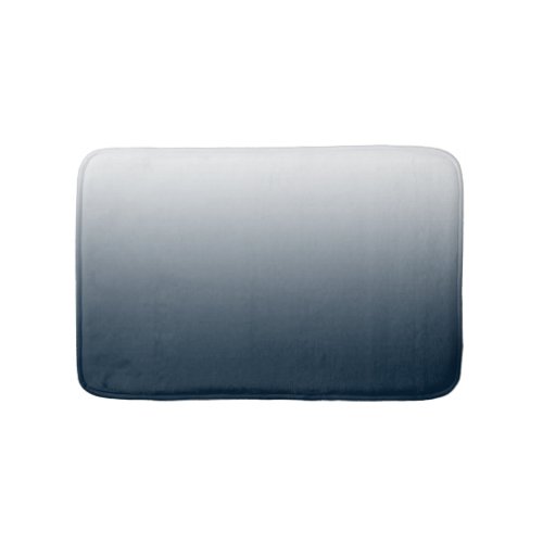 Blue gradient bath mat