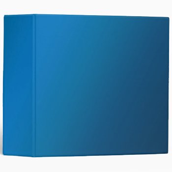 Blue Gradient Binder by Firecrackinmama at Zazzle
