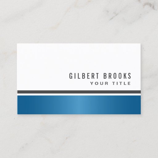 Customizable Blue gradient border modern stylish professional business cards