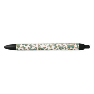 Blue Gradient Butterfly Pattern Pen