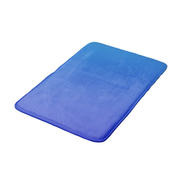 Blue gradient Color  Bath Mat (Creator Uploaded)