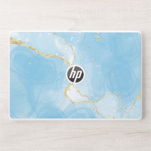 Blue Gradient Color Marbel HP Laptop skin 15t/15z