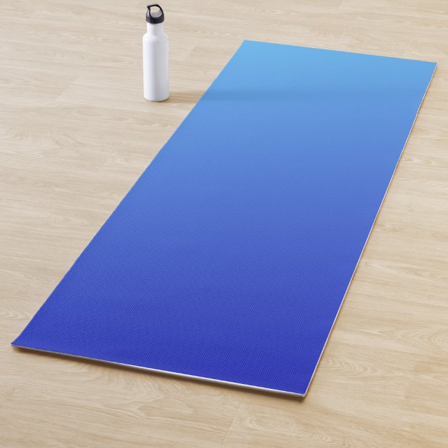 Blue gradient Color  Yoga Mat (Creator Uploaded)